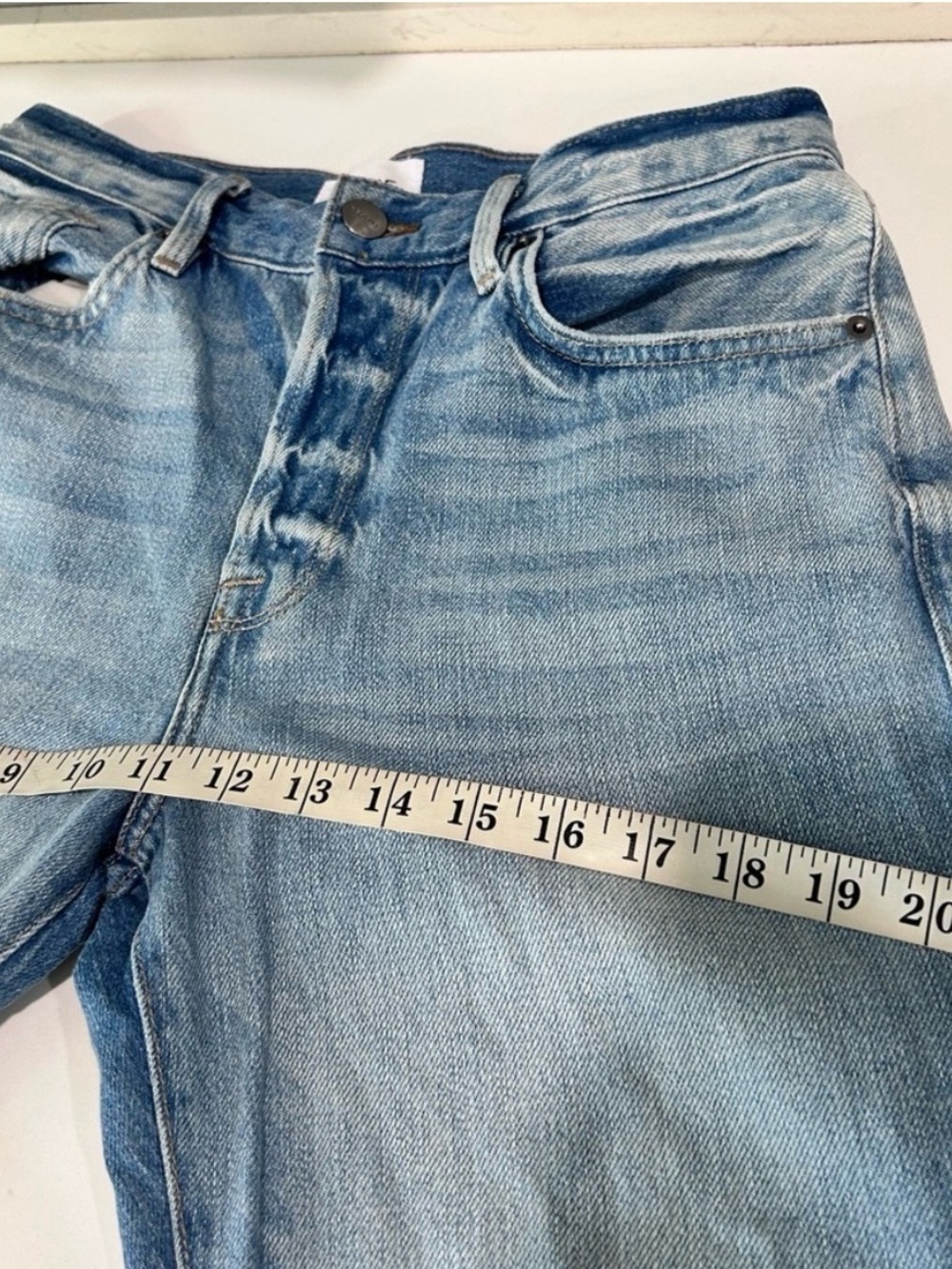 Frame Denim distressed Light Blue Jeans size:27 - Picture 6 of 16